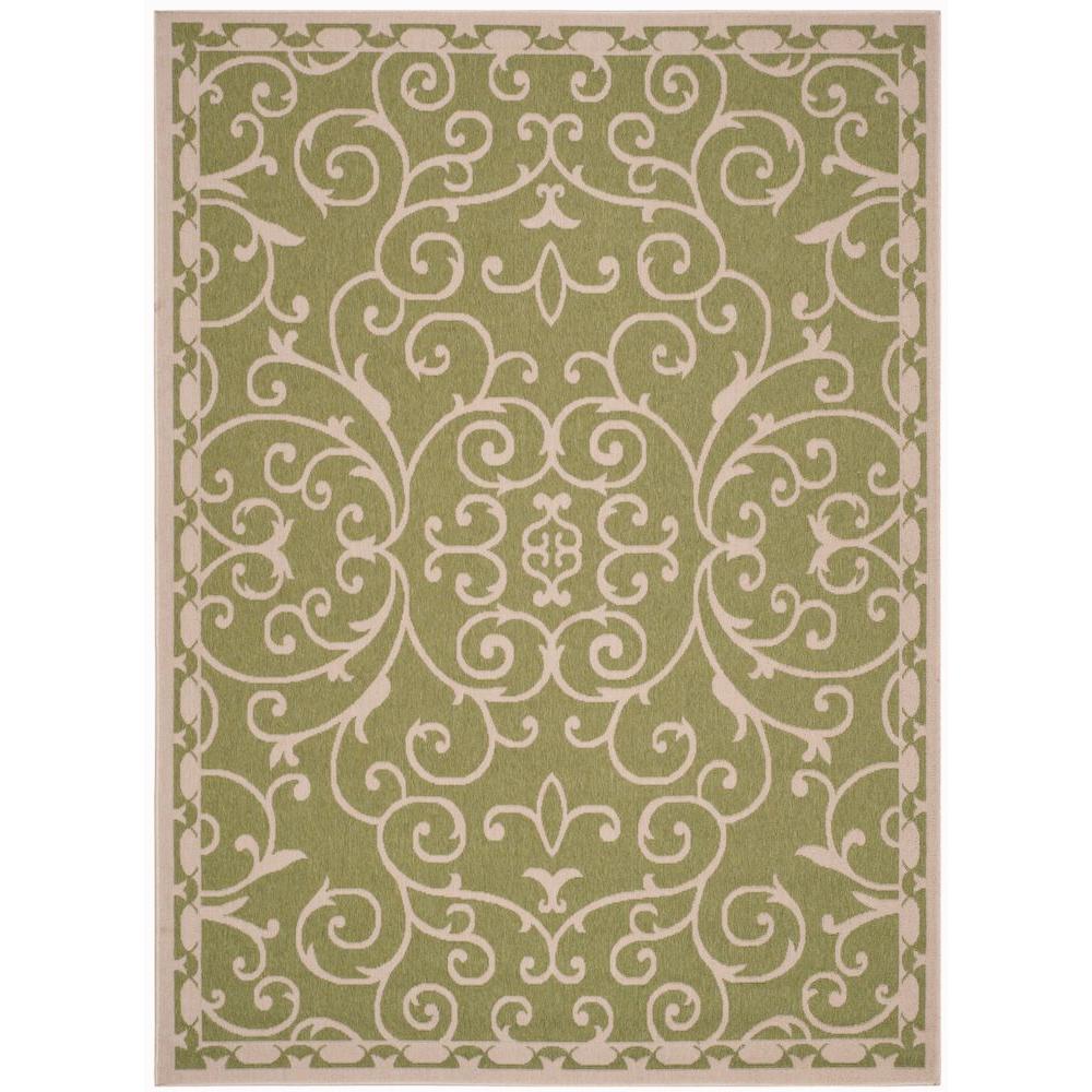 Safavieh Veranda Sweet Pea Cream 6 Ft 7 In X 9 Indoor Safavieh Veranda Sweet Pea Cream 6 Ft 7 In X 9 Indoor Outdoor Area Rug Vers368 3151 The Home Depot