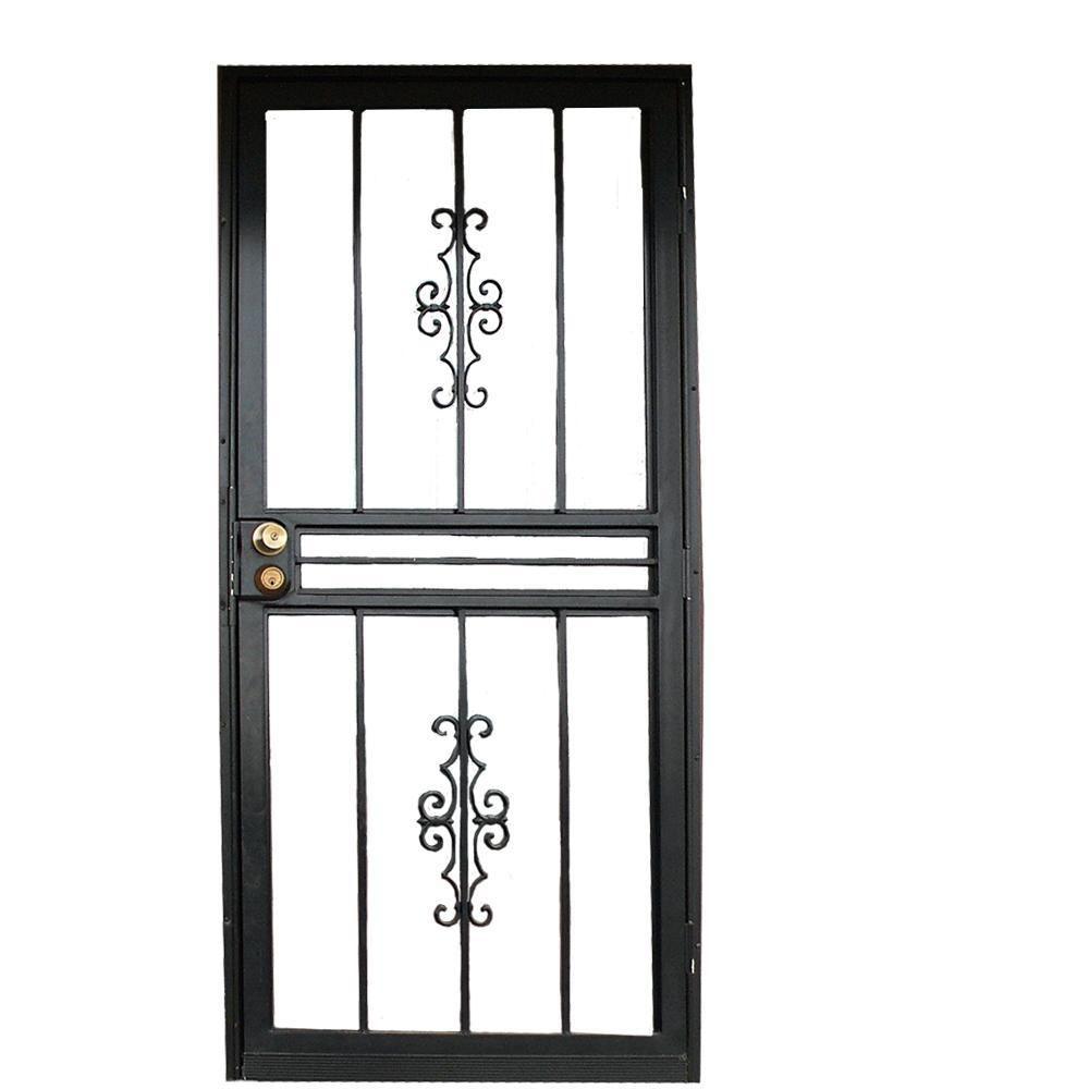 34 x 80 black grisham security doors exterior doors the