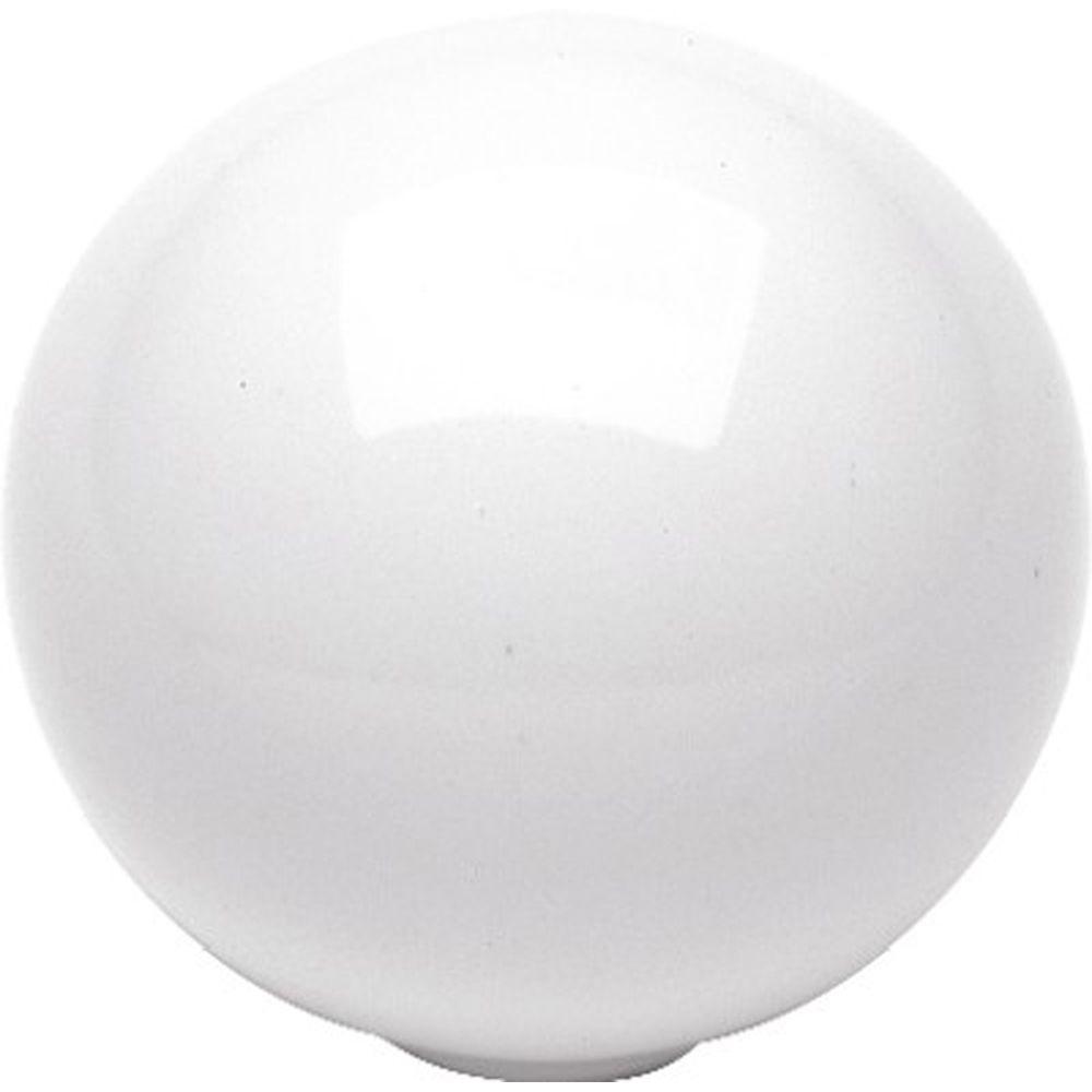 Amerock 11/4 in. White Knob14204WHT The Home Depot