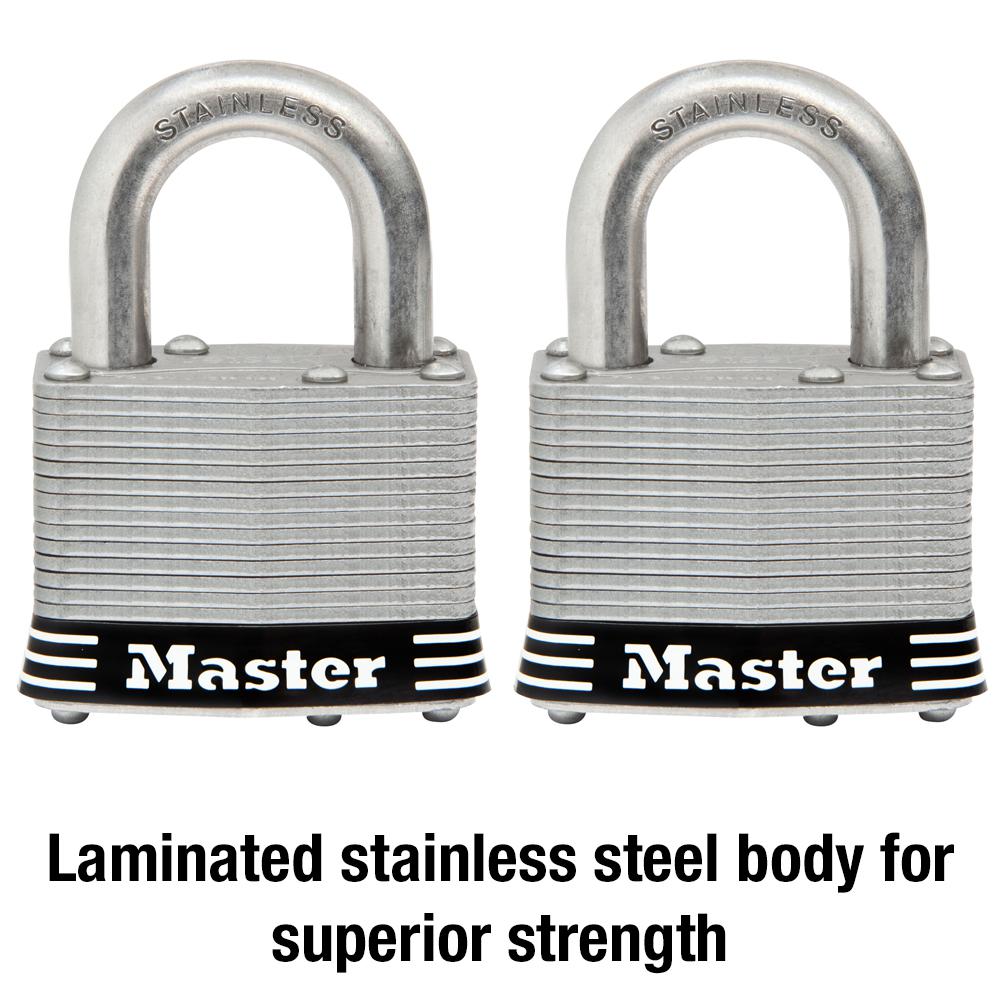 stainless steel padlock