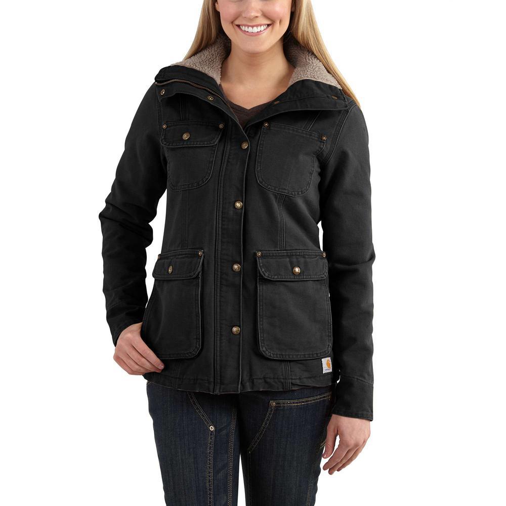 women's work coat with hood