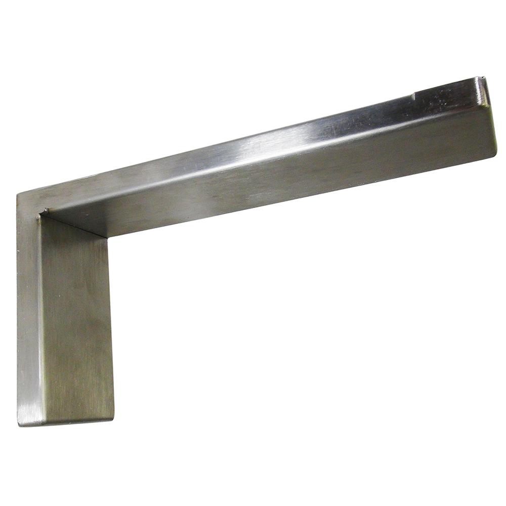 Federal Brace Providence Novelle 8 In X 4 Stainless Steel Low Federal Brace Providence Novelle 8 In X 4 Stainless Steel Low Profile Countertop Bracket 39104 The Home Depot