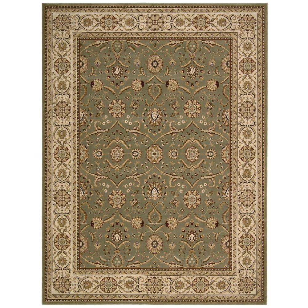 Nourison Persian Crown Malti Green 8 Ft. X 11 Ft. Area Rug-178121 - The 