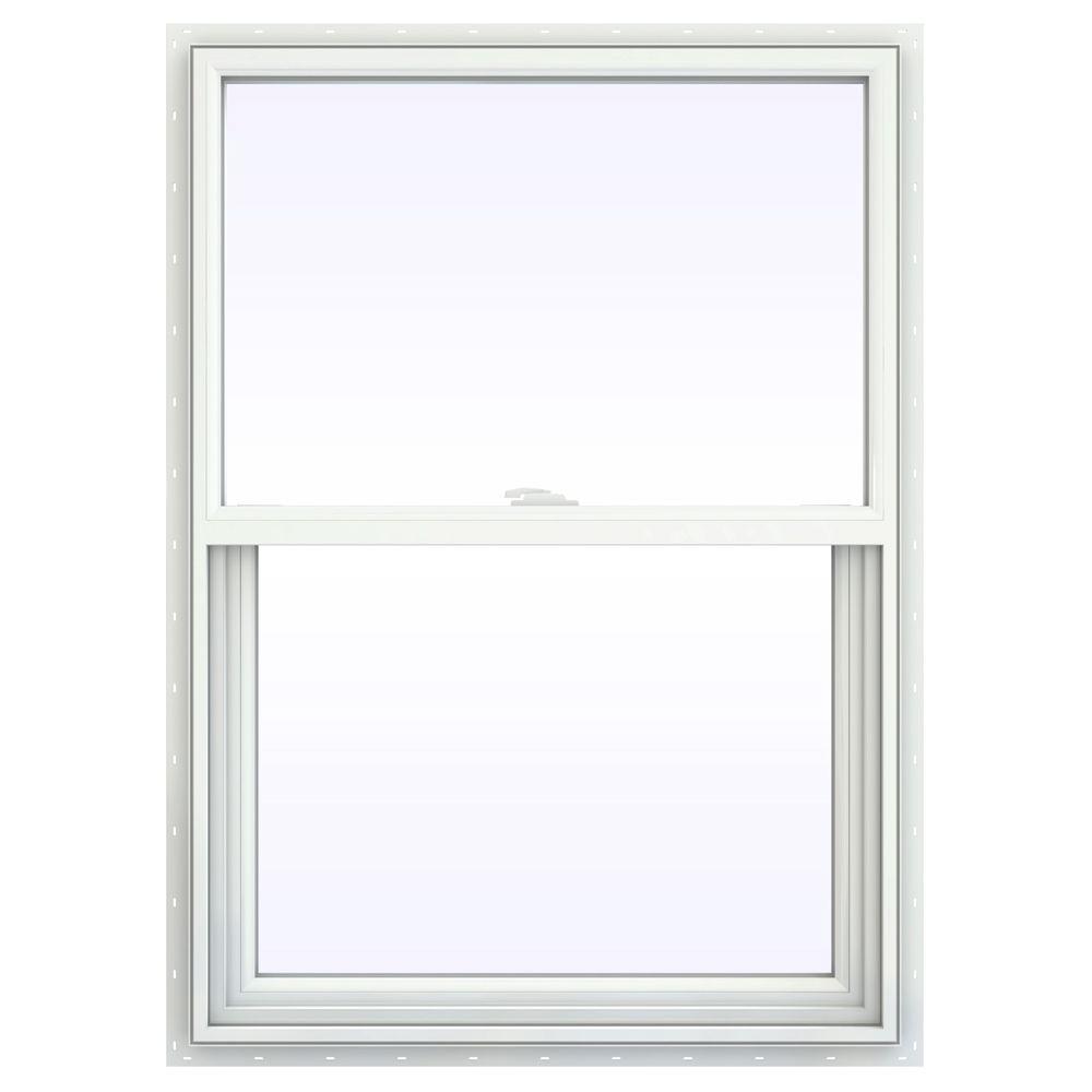 JELD-WEN 29.5 In. X 35.5 In. V-2500 Series Single Hung Vinyl Window ...