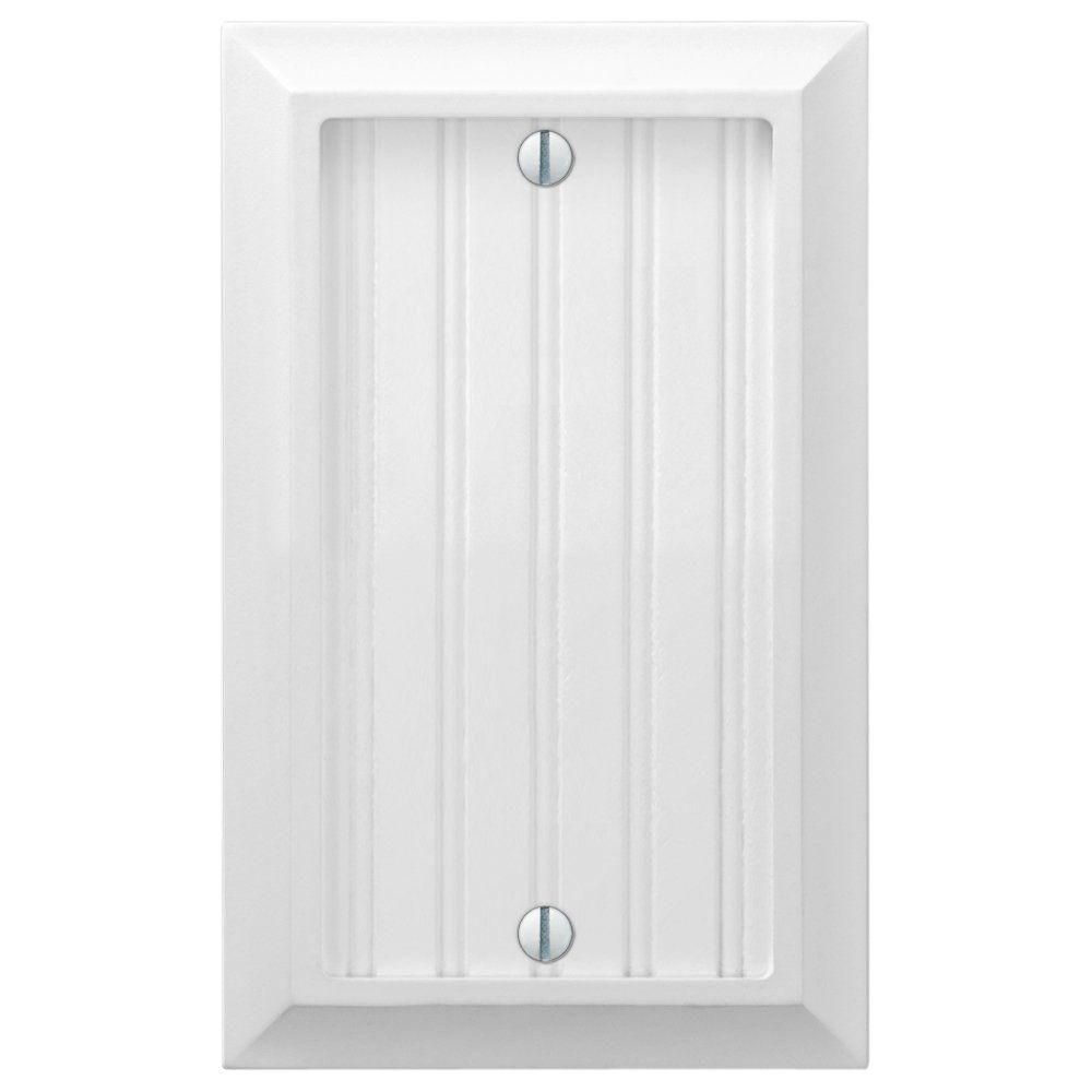 Cottage 1Blank Wall Plate, White279BW The Home Depot