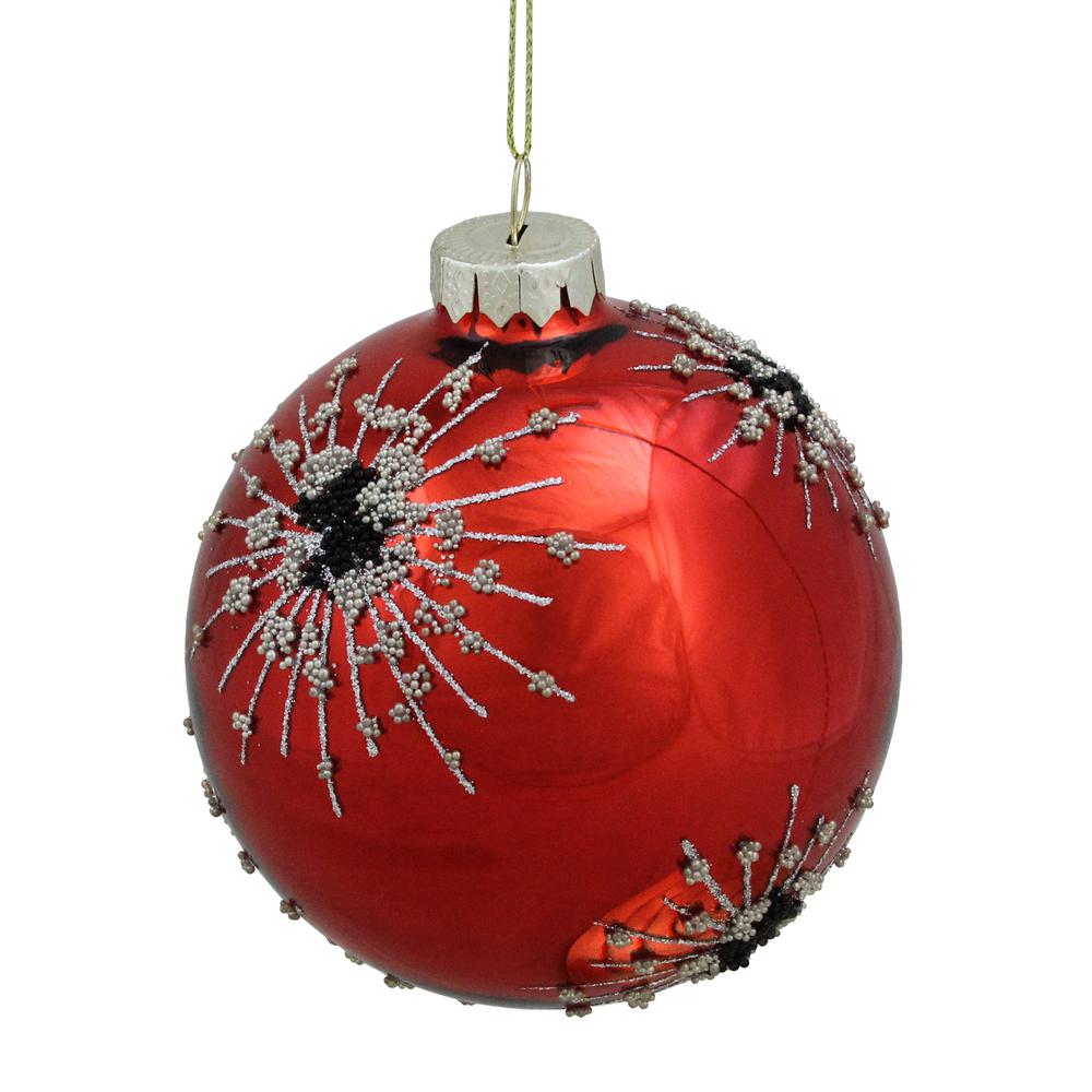 average size christmas ball ornament