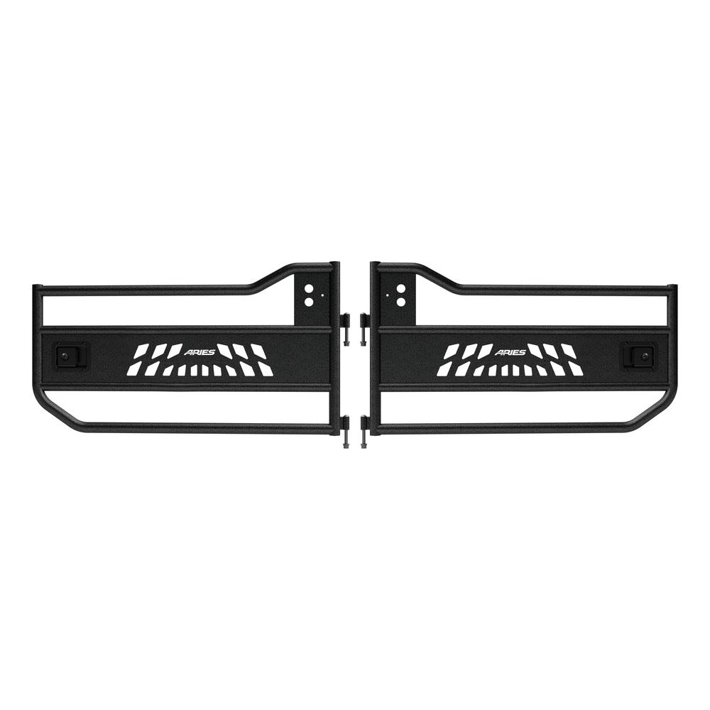 Aries Jeep Wrangler Jk Front Tube Doors Ar15009 The Home Depot