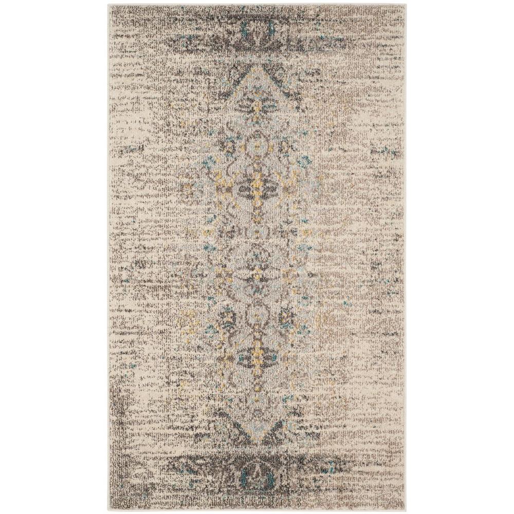 Safavieh Monaco Grey/Multi 3 ft. x 5 ft. Area RugMNC209G3 The Home