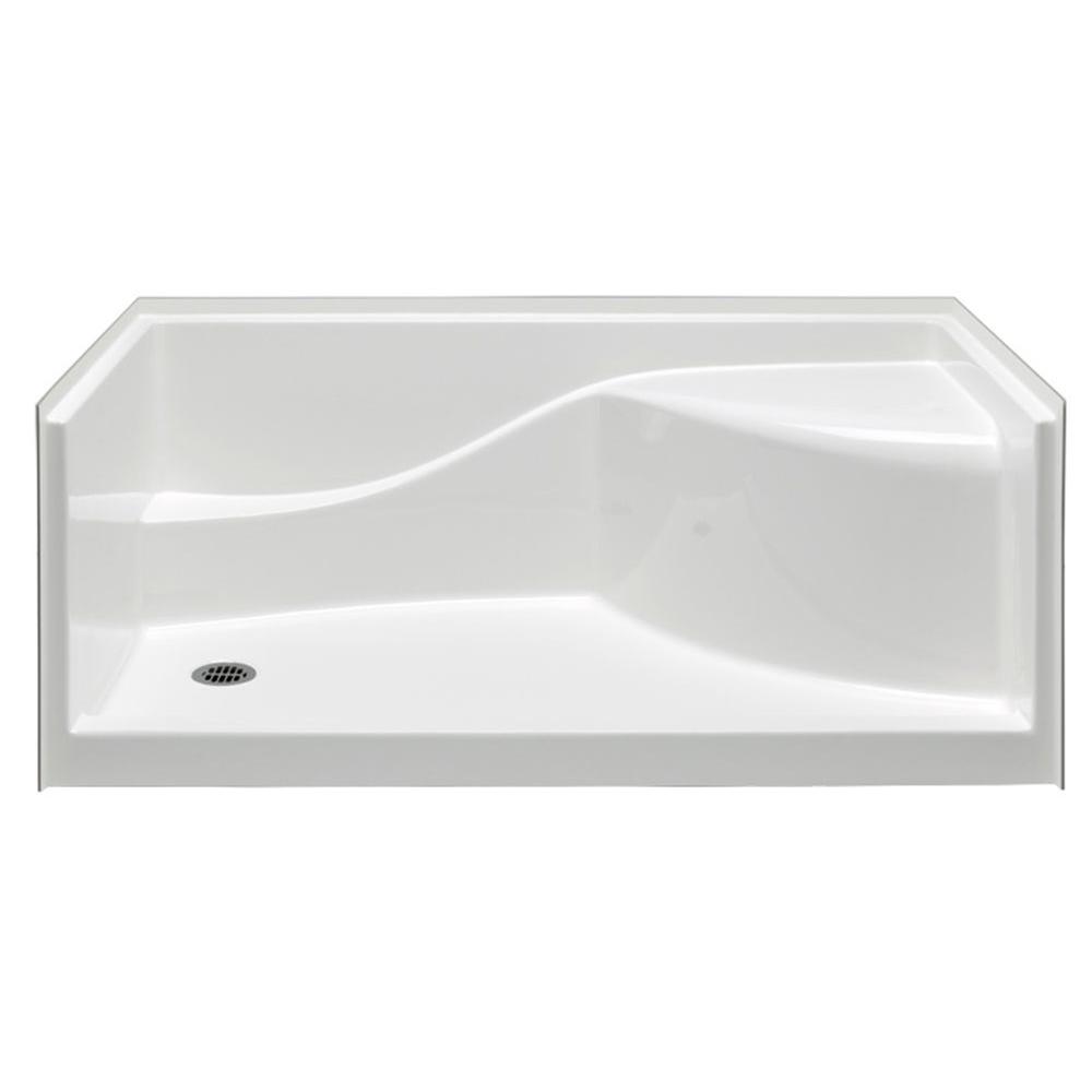 UPC 826541500300 product image for Aquatic Coronado 60 in. x 30 in. Single Threshold Left Drain Shower Pan in White | upcitemdb.com