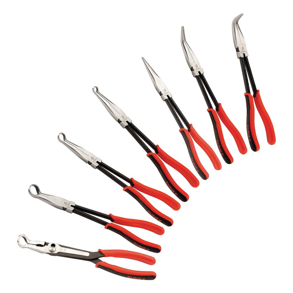 Sunex Tools Long Reach Pliers Set (7Piece)3613V The Home Depot