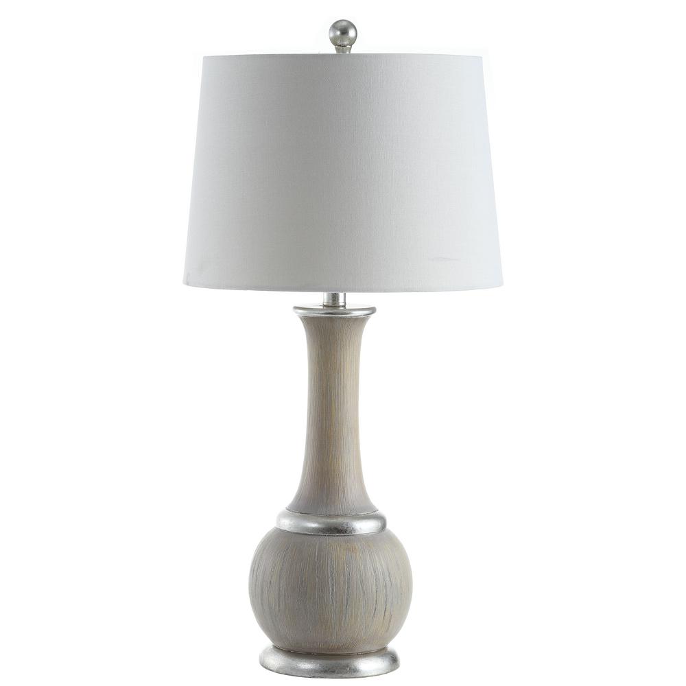 Safavieh 27 5 In Orange Ceramic Paris Lamp With White Shade Utzon Lamp Edited By Tradition Decoration In Paris