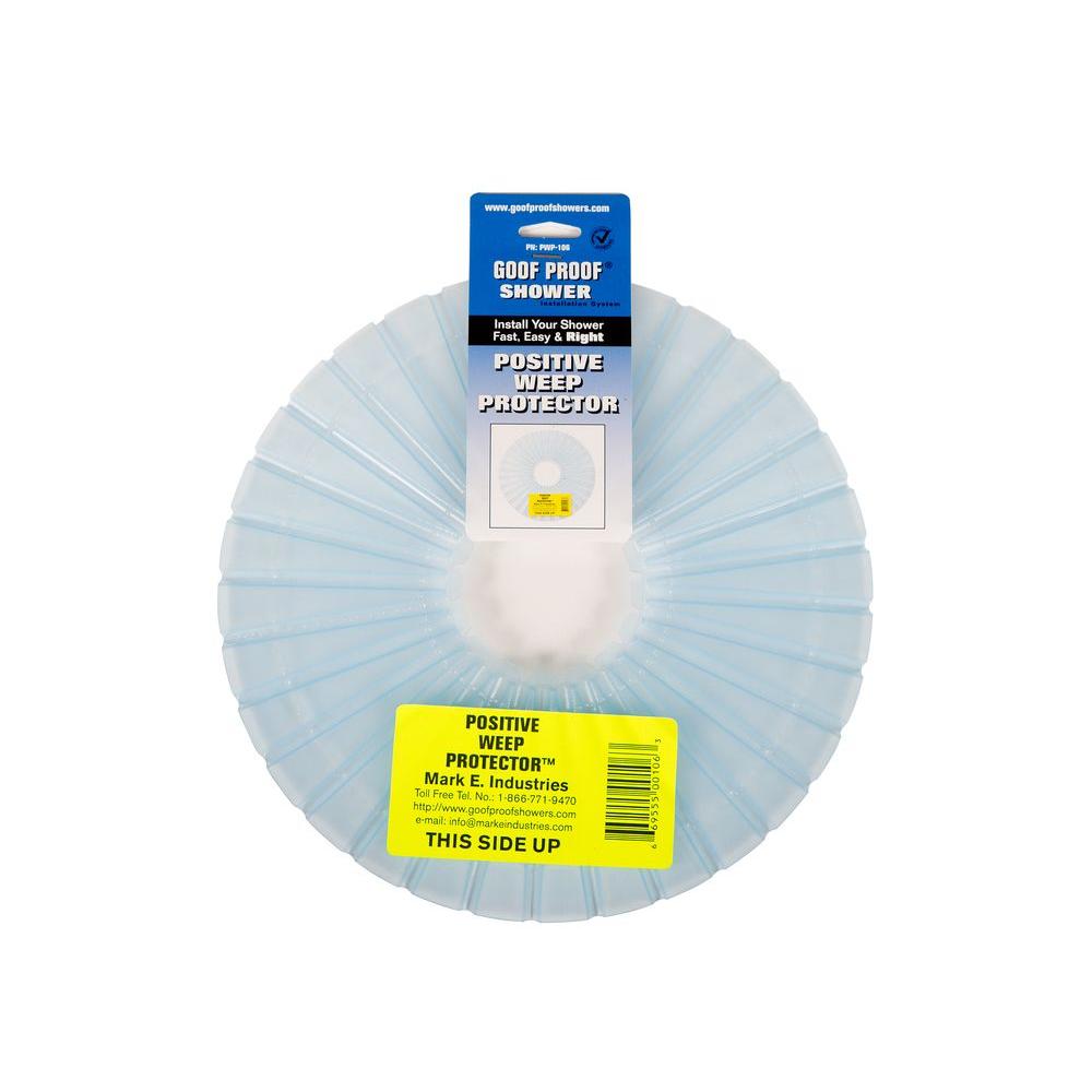 Goof Proof Shower 10 in. Dia Positive Weep Hole ProtectorPWP106 The