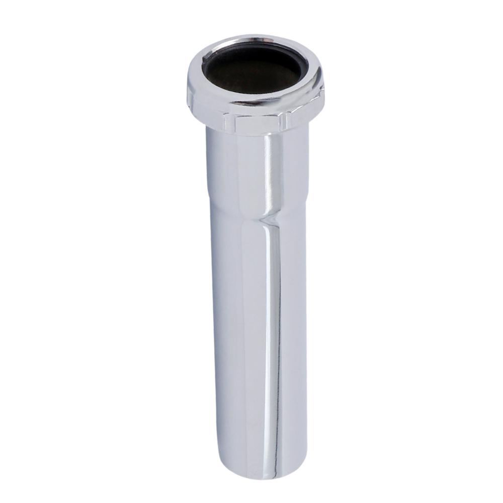 The Plumber's Choice 11/4 in. x 8 in. Brass Slip Joint Extension Tube