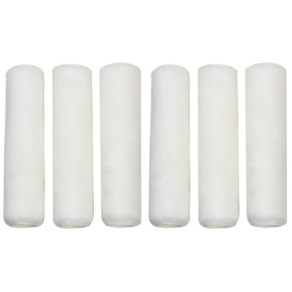 WOOSTER Paint Roller Cover: 9 In Lg, 3/16 In Nap Size, Woven Fabric