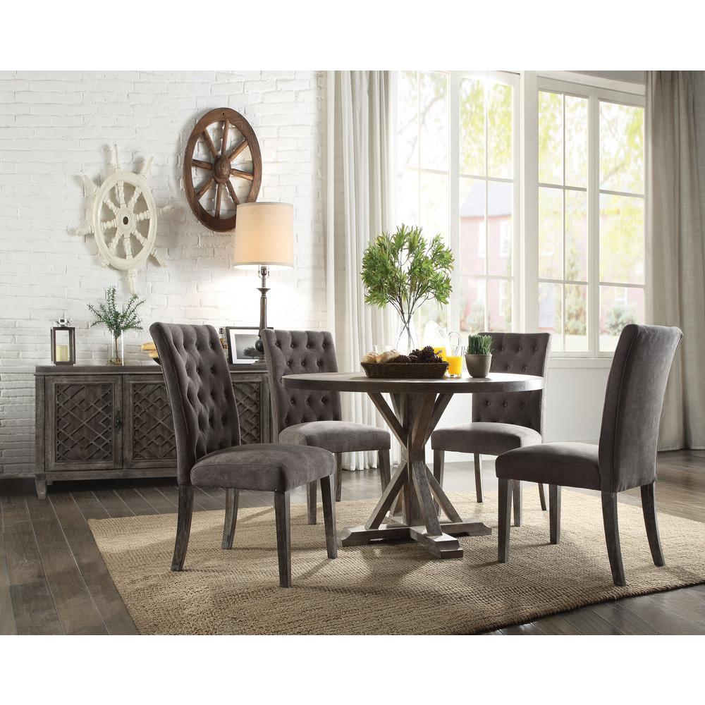 Internet 305702555 Acme Furniture Carmelina Weathered Gray Oak Dining Table Internet 305702555 Acme Furniture Carmelina Weathered Gray Oak Dining Table