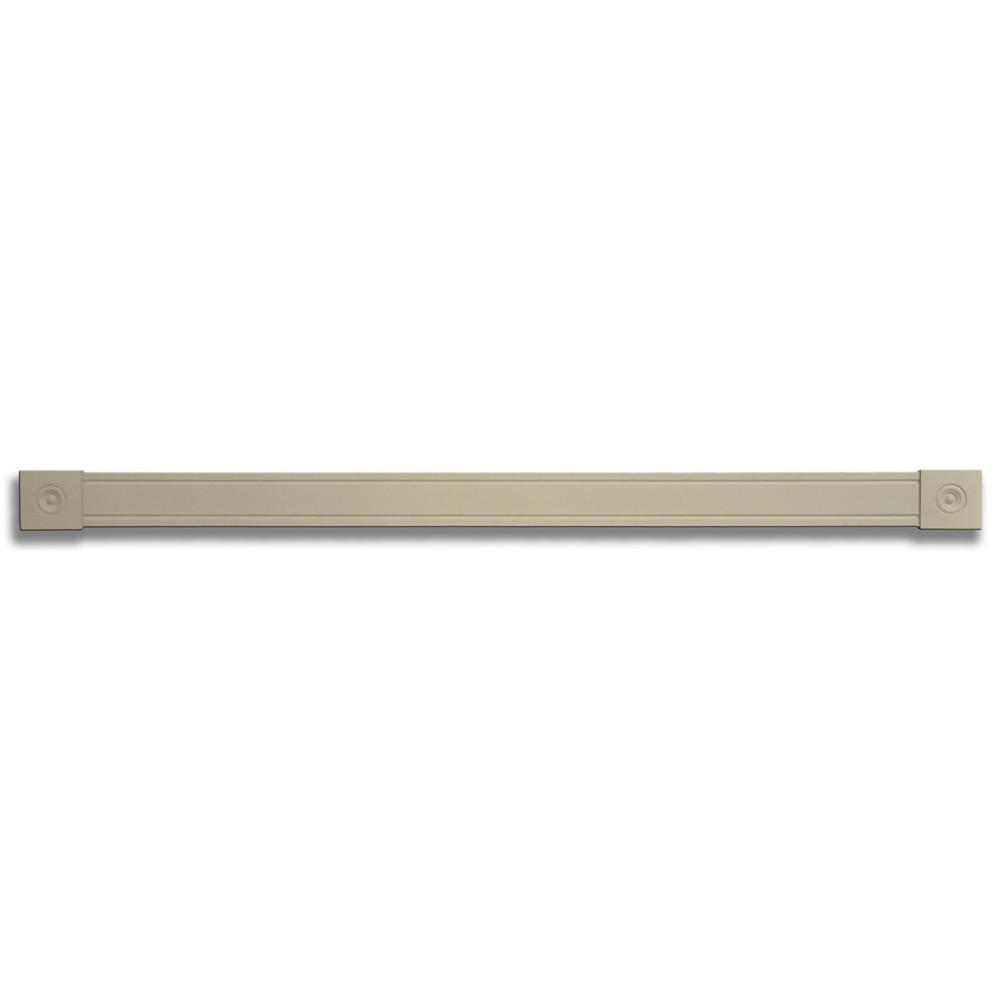 Pinecroft 1 in. x 6 in. x 96 in. Primed White Pine Fluted Barn Door Mounting BoardFLBDP The