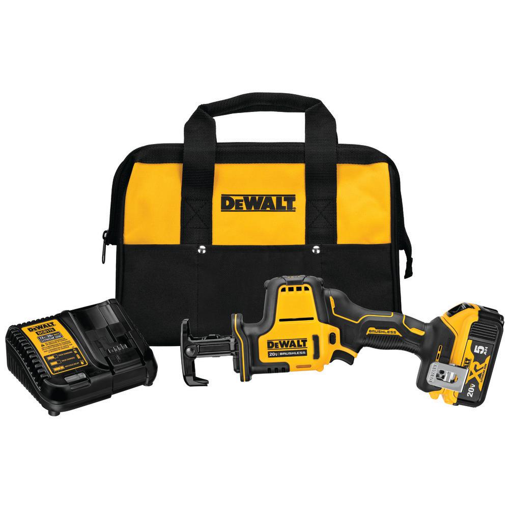 DEWALT ATOMIC 20Volt MAX LithiumIon Cordless OneHanded Reciprocating