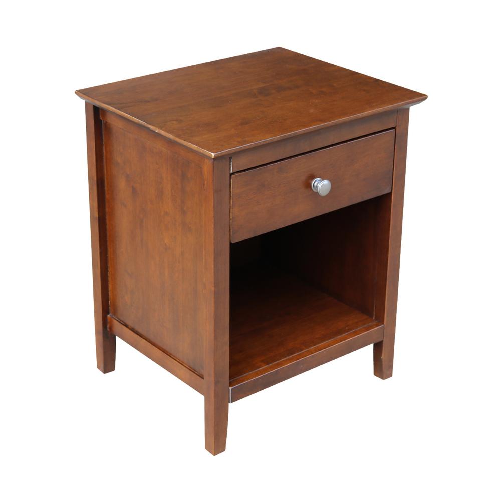 Prepac Fremont 2Drawer Espresso NightstandEDC2428 The Home Depot