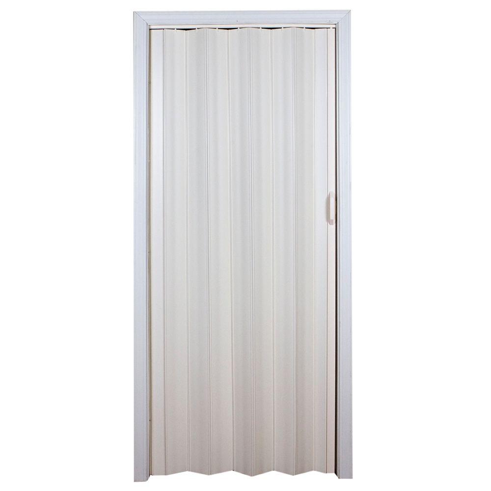 White Accordion Blinds