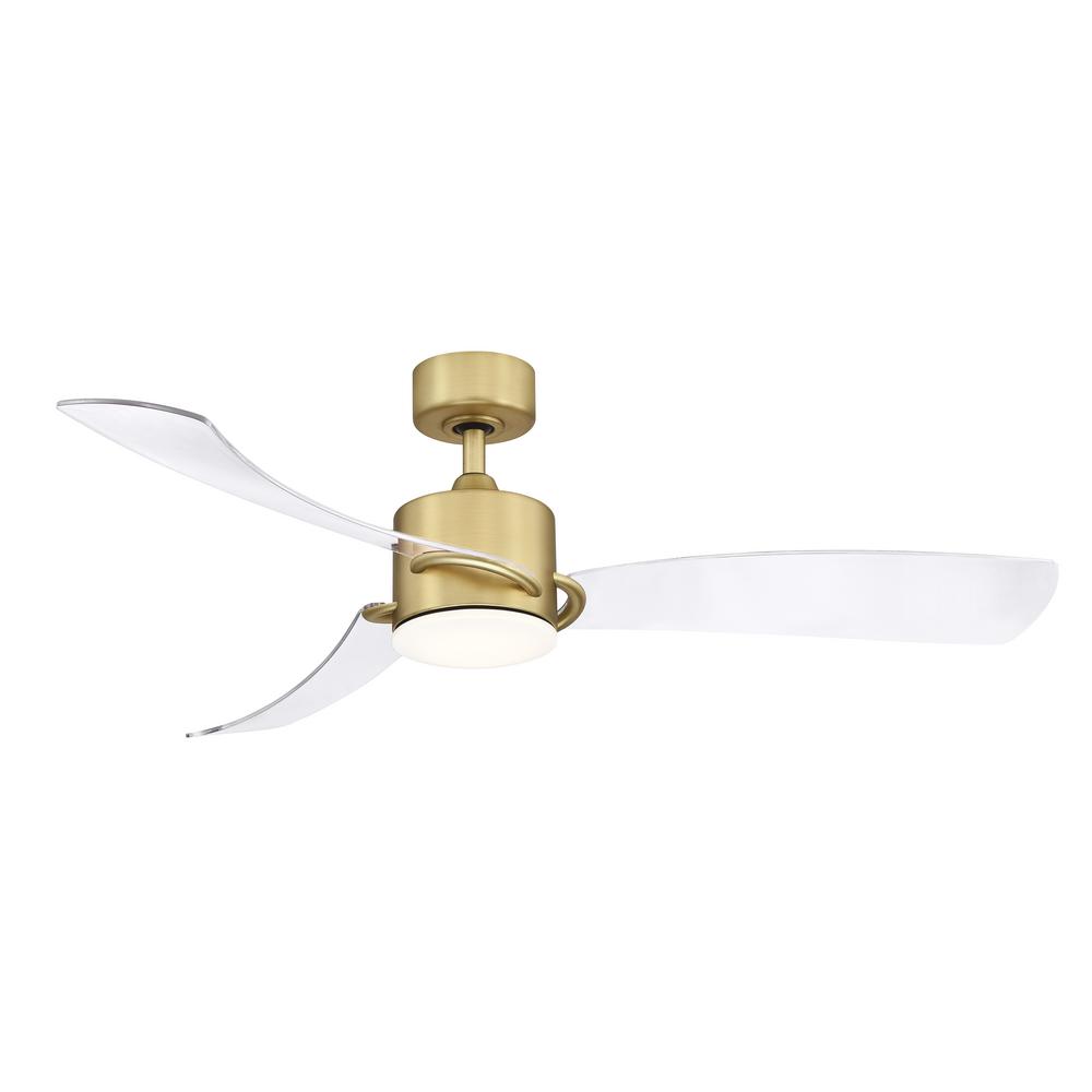 Fanimation Sculptaire 52 In Integrated Led Brushed Satin Br Integrated Led Brushed Satin Br