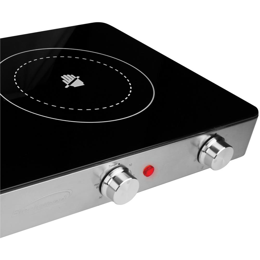Brentwood Appliances 2 Burner 6 In Black Infrared Electric