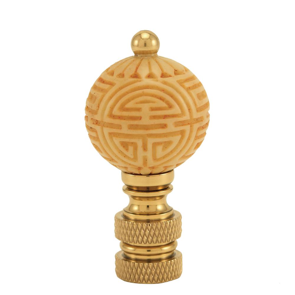 Mario Industries Ivory Ball Lamp Finial Cn2 The Home Depot Mario Industries Ivory Ball Lamp Finial