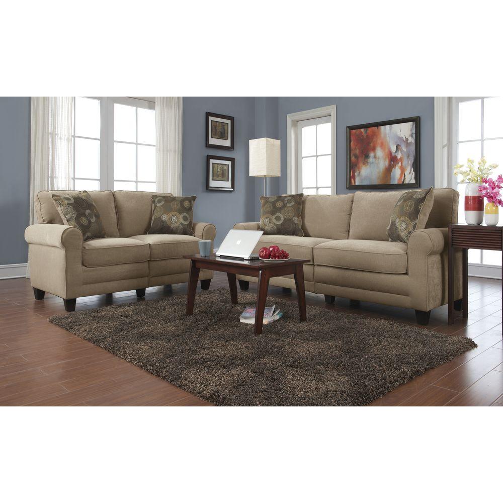 Serta Rta Copenhagen Vanity Espresso Polyester Sofa