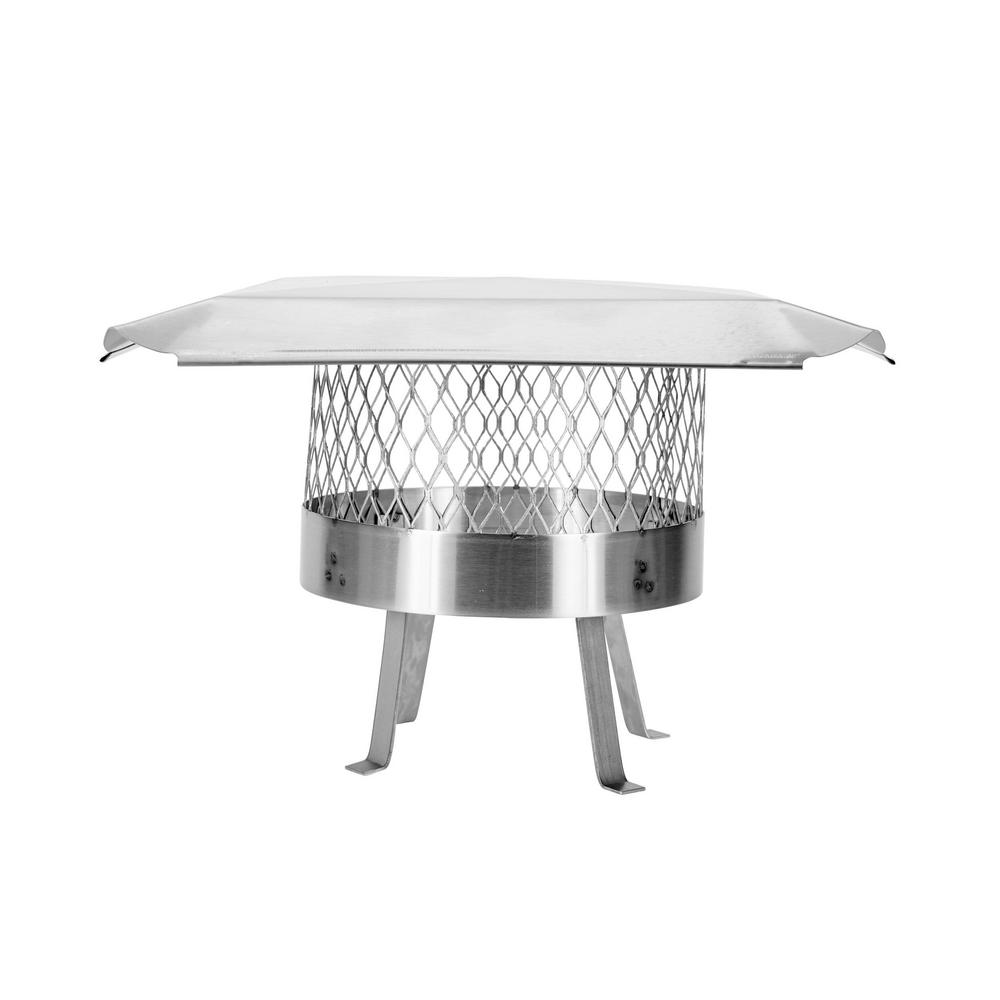 HYC 12 in. Round SlipIn Welded Leg Single Flue Chimney Cap in