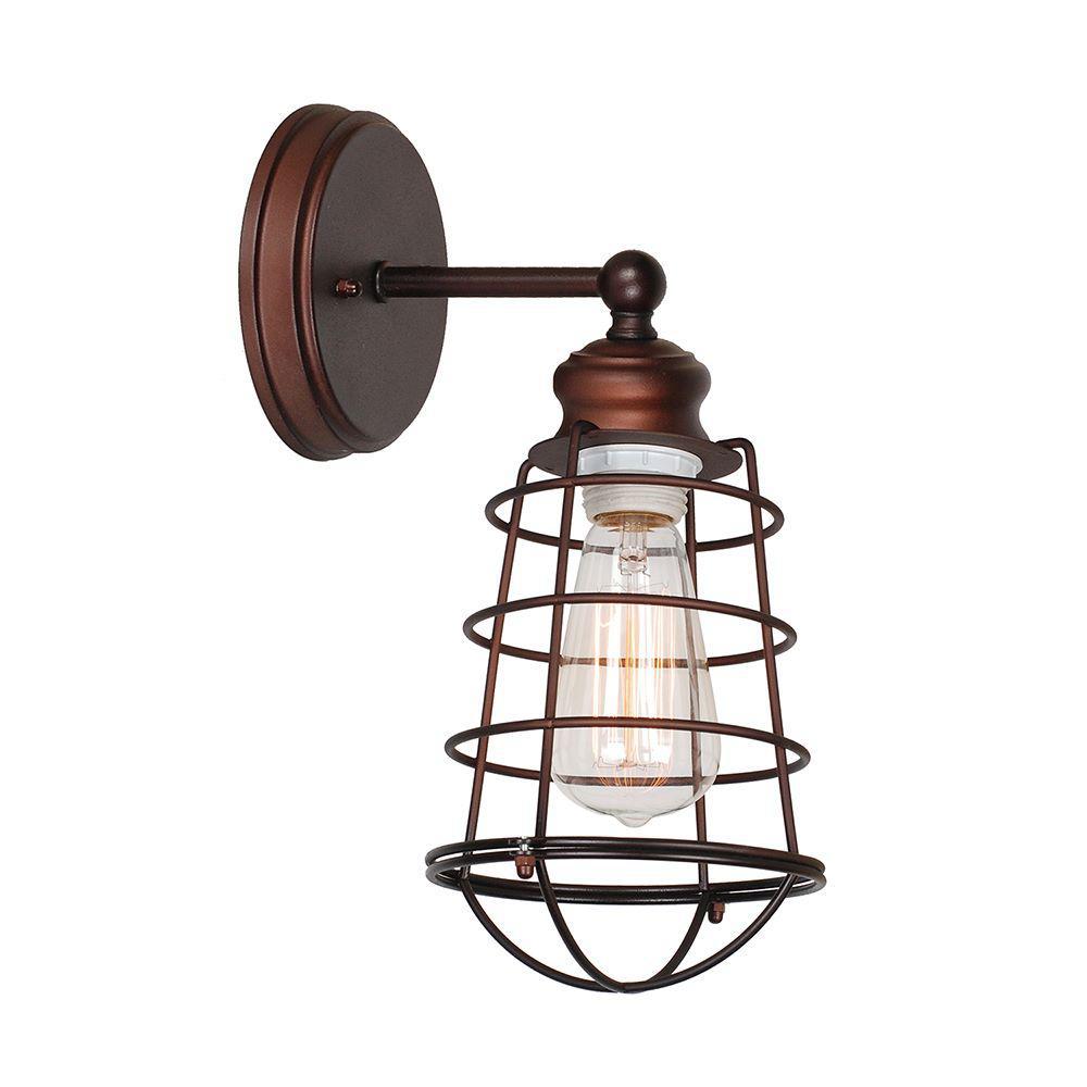 Design House Ajax Collection 1 Light Textured Coffee Bronze Indoor Design House Ajax Collection 1 Light Textured Coffee Bronze Indoor Sconce
