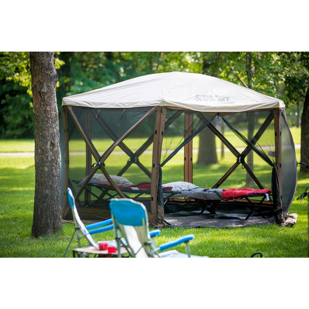 Clam Quickset Sky 6 Side Screen Roof Camper Screen Shelter With