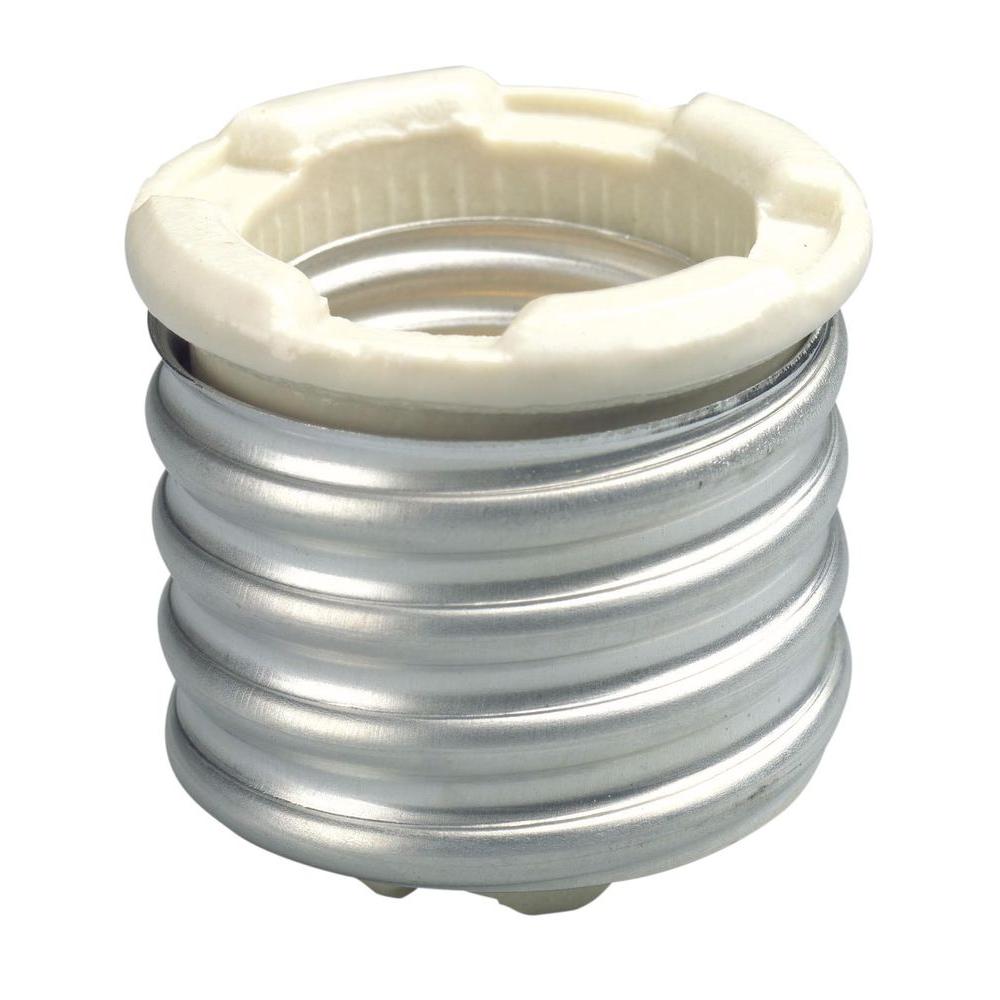 Leviton 660-Watt White Mogul to Medium Porcelain Lampholder Socket Adapter by Leviton