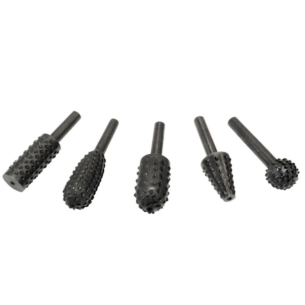 eazypower 5-Pieces 1/4 inch Shank Rotary Rasp Asst by eazypower
