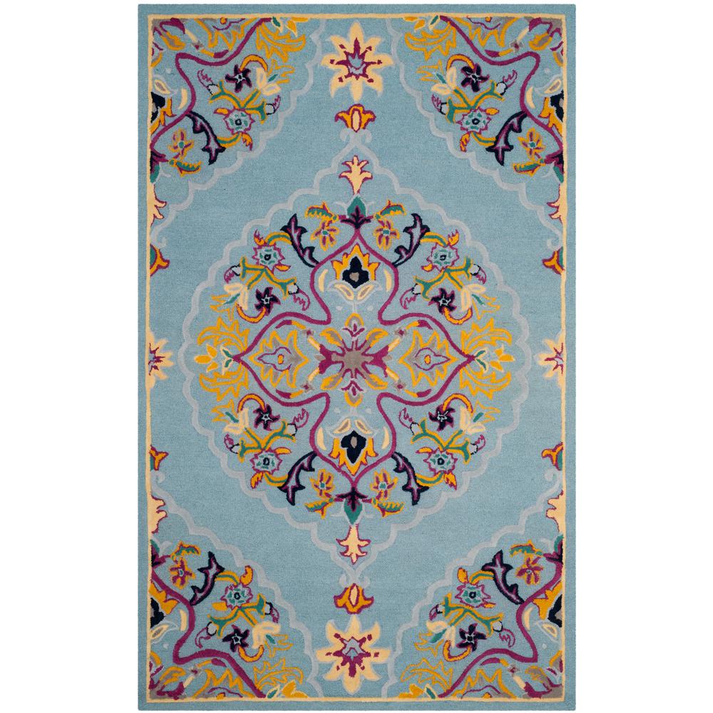 Safavieh Bellagio Light Blue Multi 5 Ft X 8 Area Rug