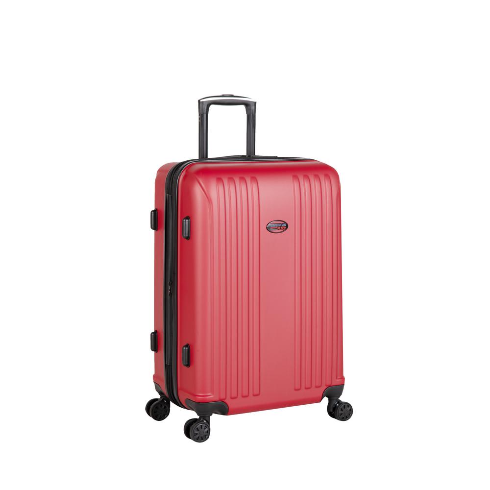 red hard suitcase