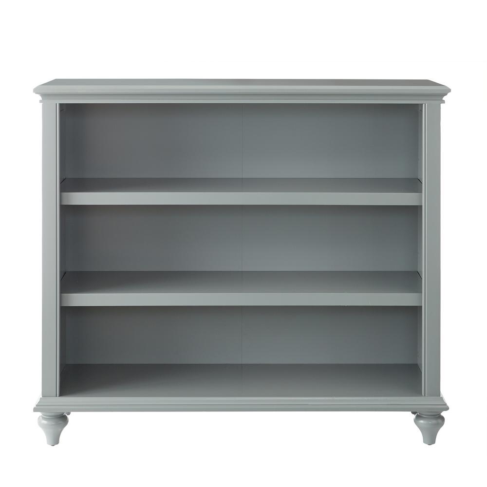 Home Decorators Collection 36 In Distressed Gray Wood 3 Shelf