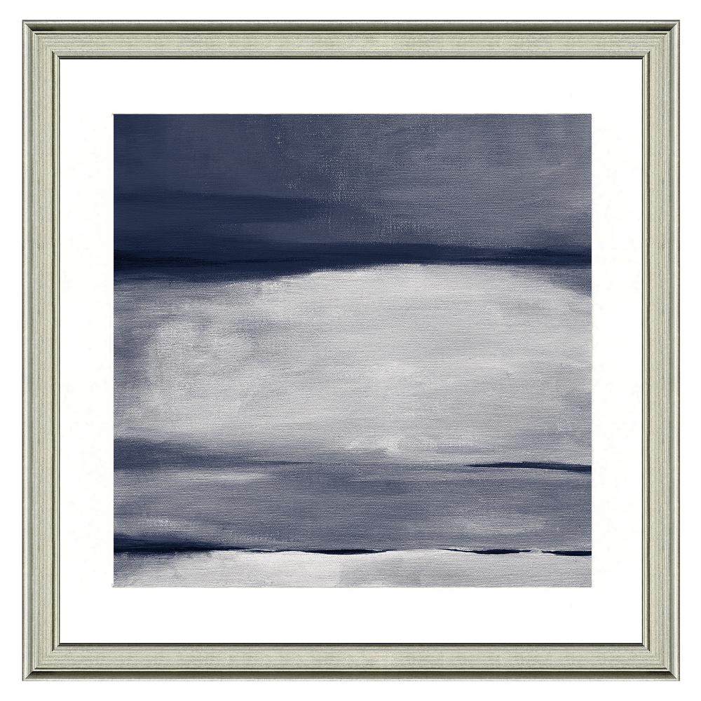 Vintage Print Gallery Gray Horizon I Framed Archival Paper