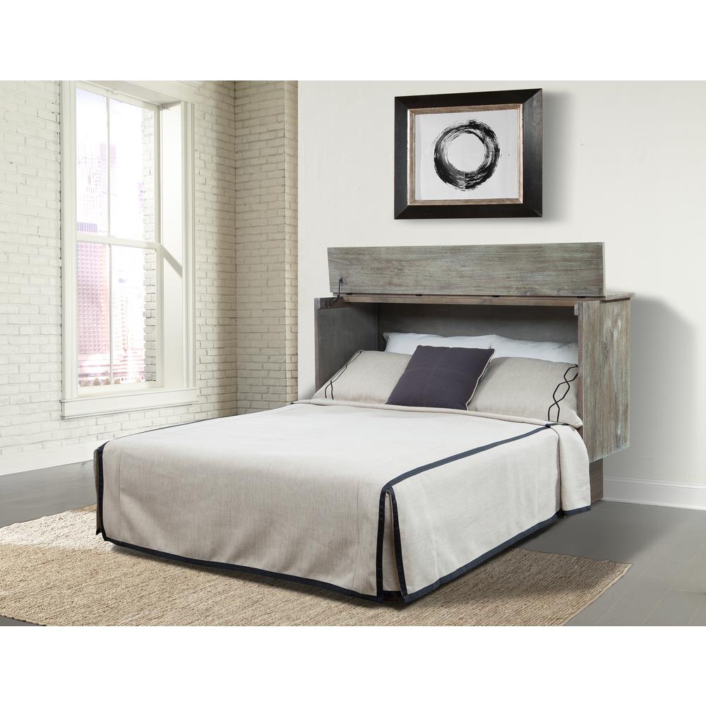 Creden Zzz Studio Ash Queen Cabinet Bed 593 15 The Home Depot