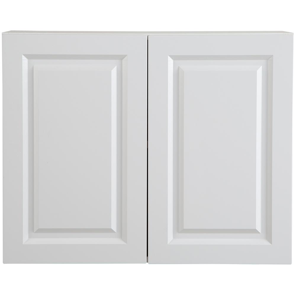 Hampton Bay Benton Assembled 21x36x12.5 in. Wall in WhiteBT2136WWH The Home Depot