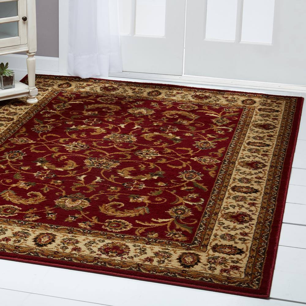 Home Dynamix Royalty Red Ivory 4 Ft X 5 Indoor Area Rug 3 3208 215 The Depot - Rubber Backed Area Rugs 2×3 Home Dynamix Royalty Red Ivory 4 Ft X 5 Indoor Area Rug 3 3208 215 The Depot - Rubber Backed Area Rugs 2×3