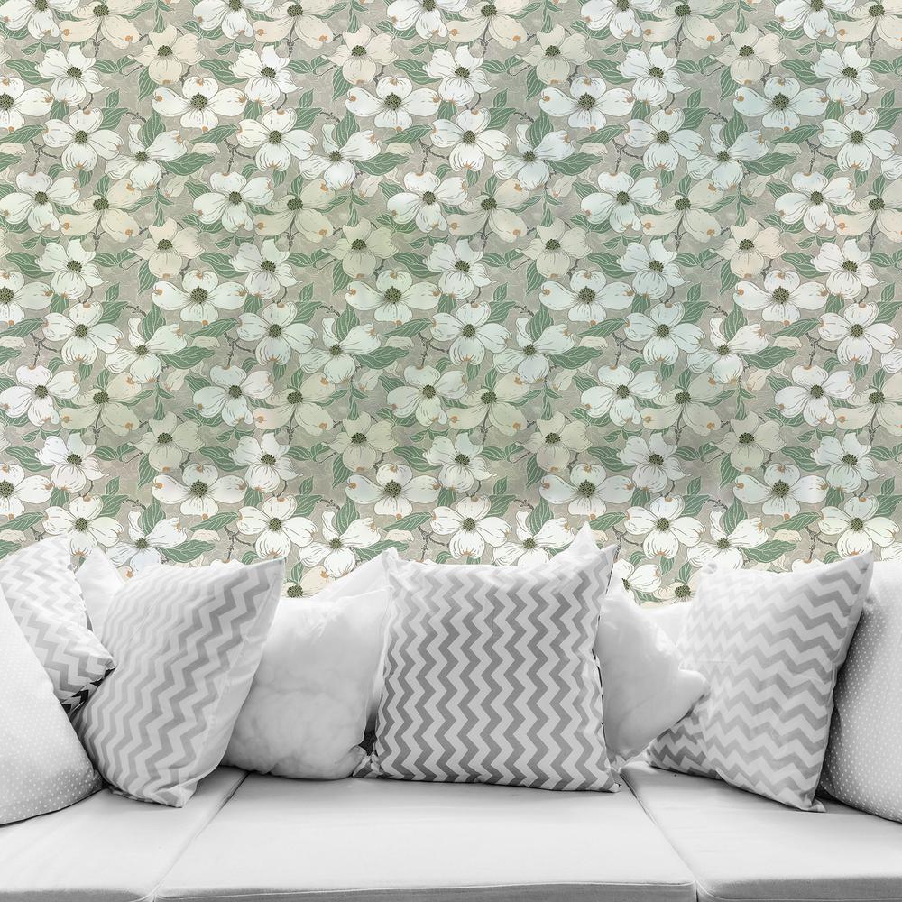 70.86 in. x 17.71 in. White Blossom Premium Window FilmCR68411 The