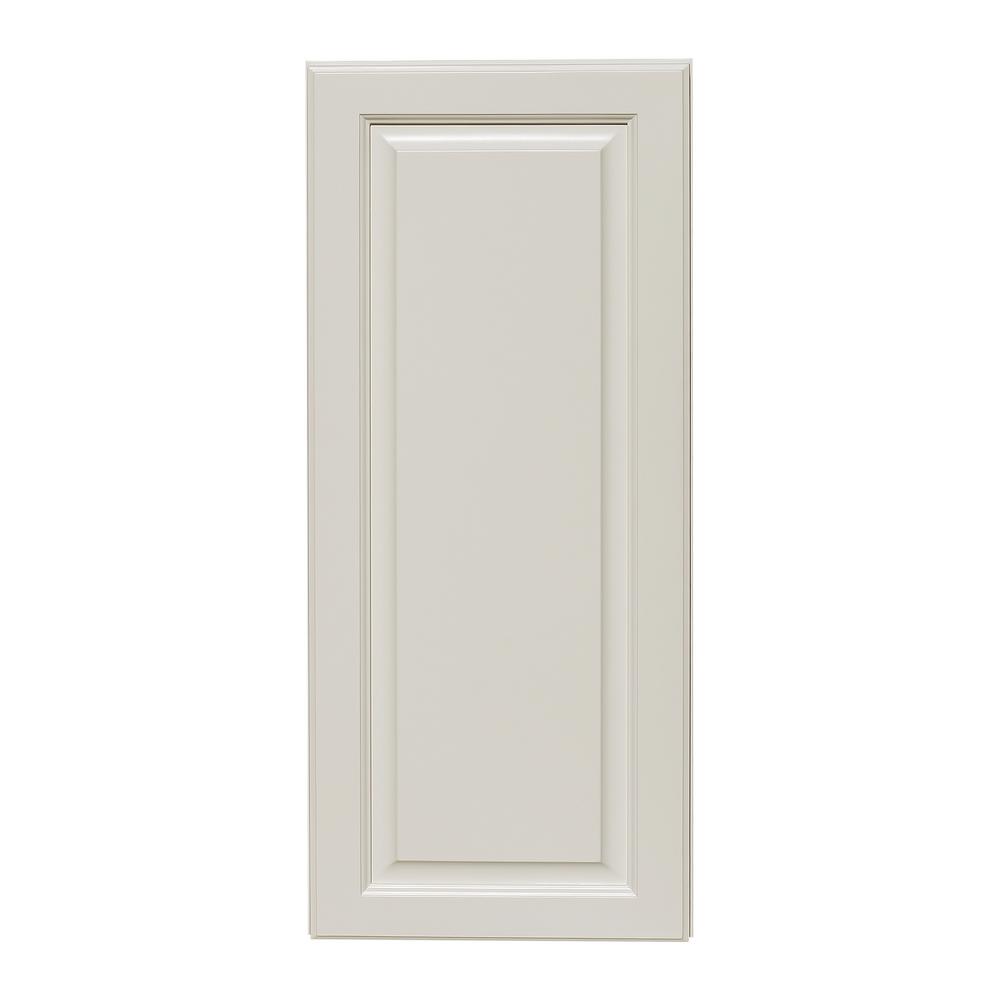 Lifeart Cabinetry Newport Ready To Assemble 15x36x12 In 1 Door Wall Cabinet With 2 Shelves In Classic White Rnw W1536 The Home Depot