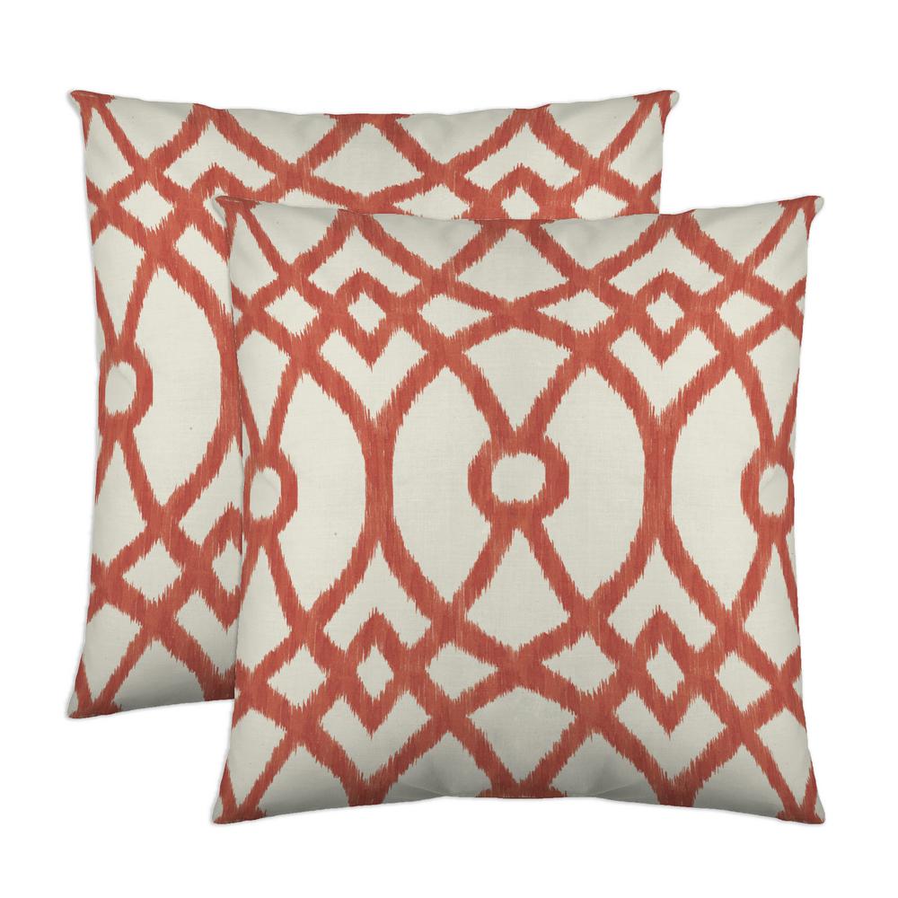 Coral Throw Pillows Home Decor The Home Depot