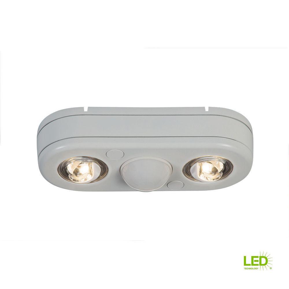 Defiant 270 Degree 3 Head White Led Motion Outdoor Security Light Revolve 180 Degree White Twin Head Motion Activated Outdoor Integrated Led