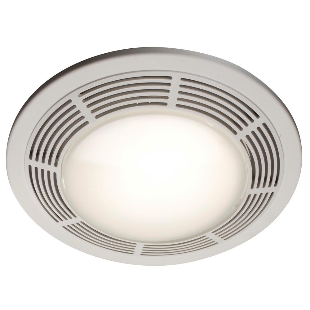 Broan 100 CFM Ceiling Bathroom Exhaust Fan Night Light ...