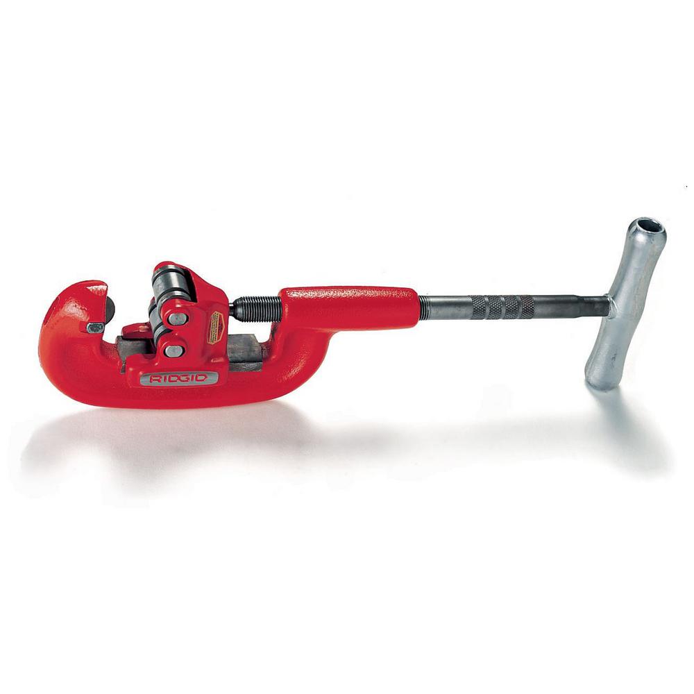 RIDGID 1/8 in. to 2 in. Model 202 Wide-Roll Pipe Cutter ...
