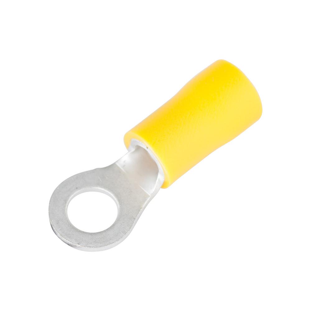 Morris Products 11062 Ring Terminal 1//4 Stud Size Non Insulated Pack of 100 12-10 Wire Size