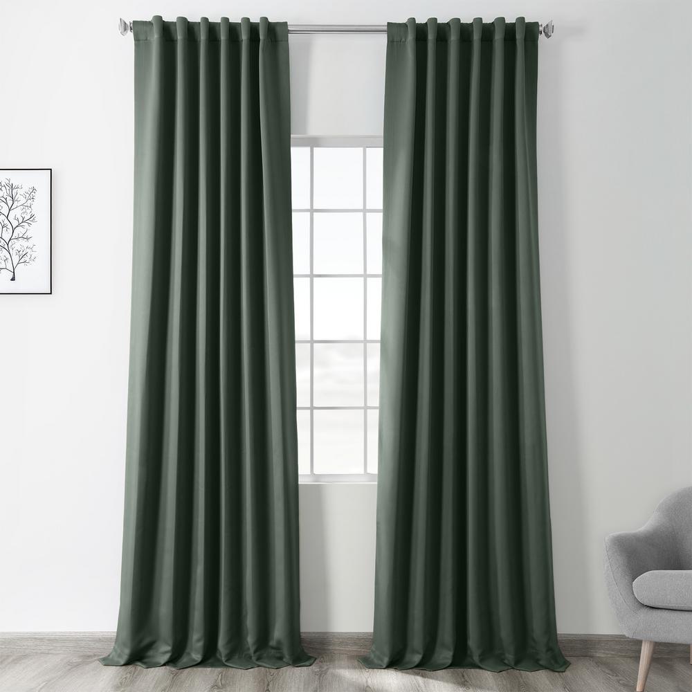 Exclusive Fabrics & Furnishings Semi-Opaque Dark Mallard Green Blackout