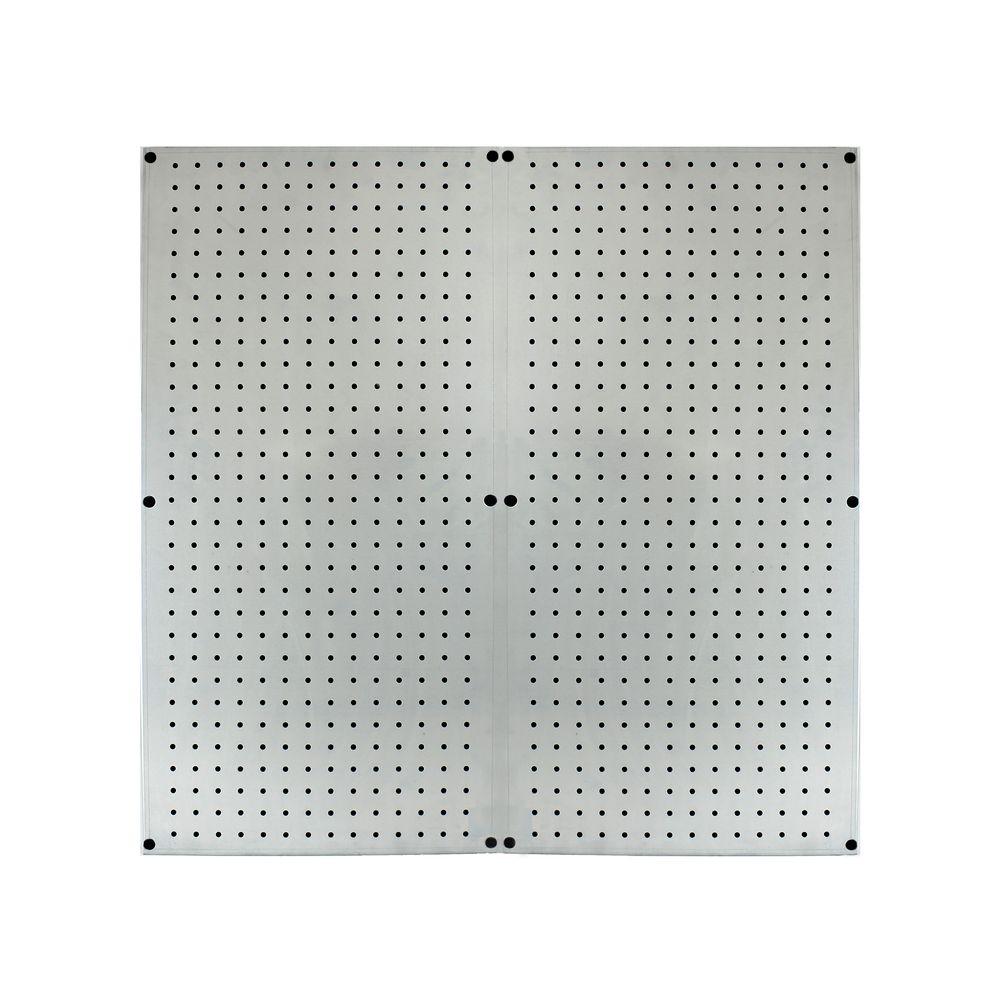 Presa 16 in. x 32 in. Galvanized Steel Pegboard (2Pack)CP40014 The