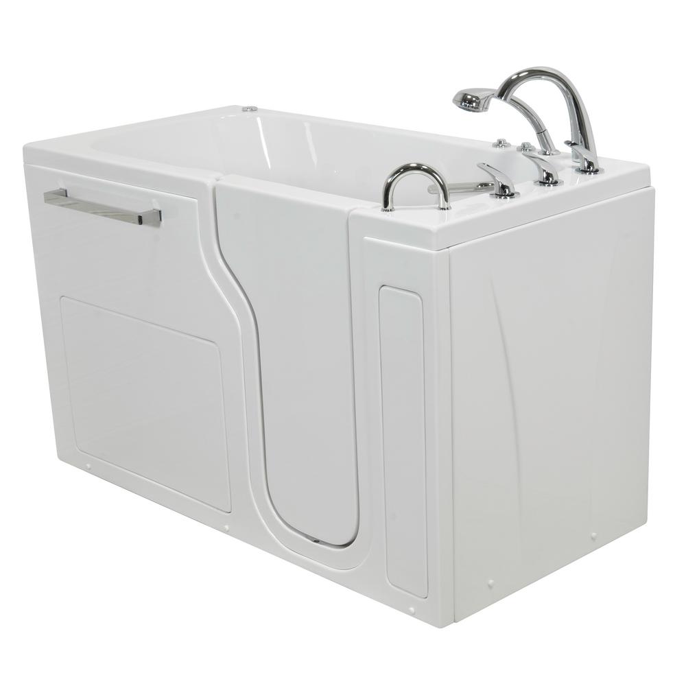Ella SClass 52 in. Low Threshold WalkIn Whirlpool and Air Bath