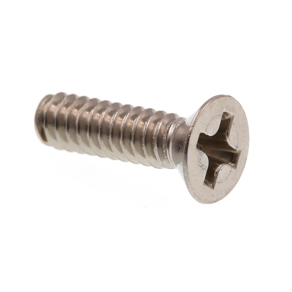 60pcs Aspen Fasteners 18-8 AISI 304 Stainless Steel #6-32 X 2 Machine Screws Flat Phillips Drive